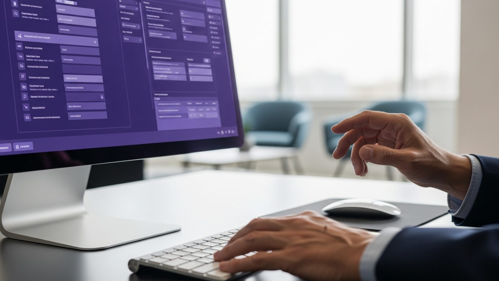 Editing a record on screen — moving a time entry to the correct client now takes a single step
