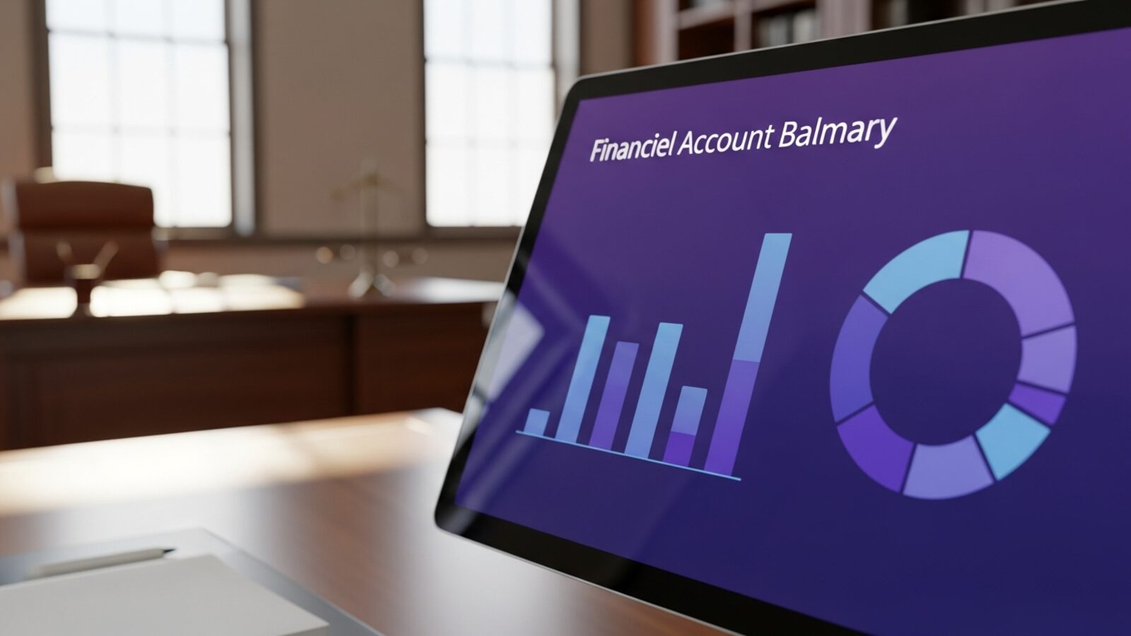 An account balance summary on screen — the sidebar now shows the numbers attorneys check most