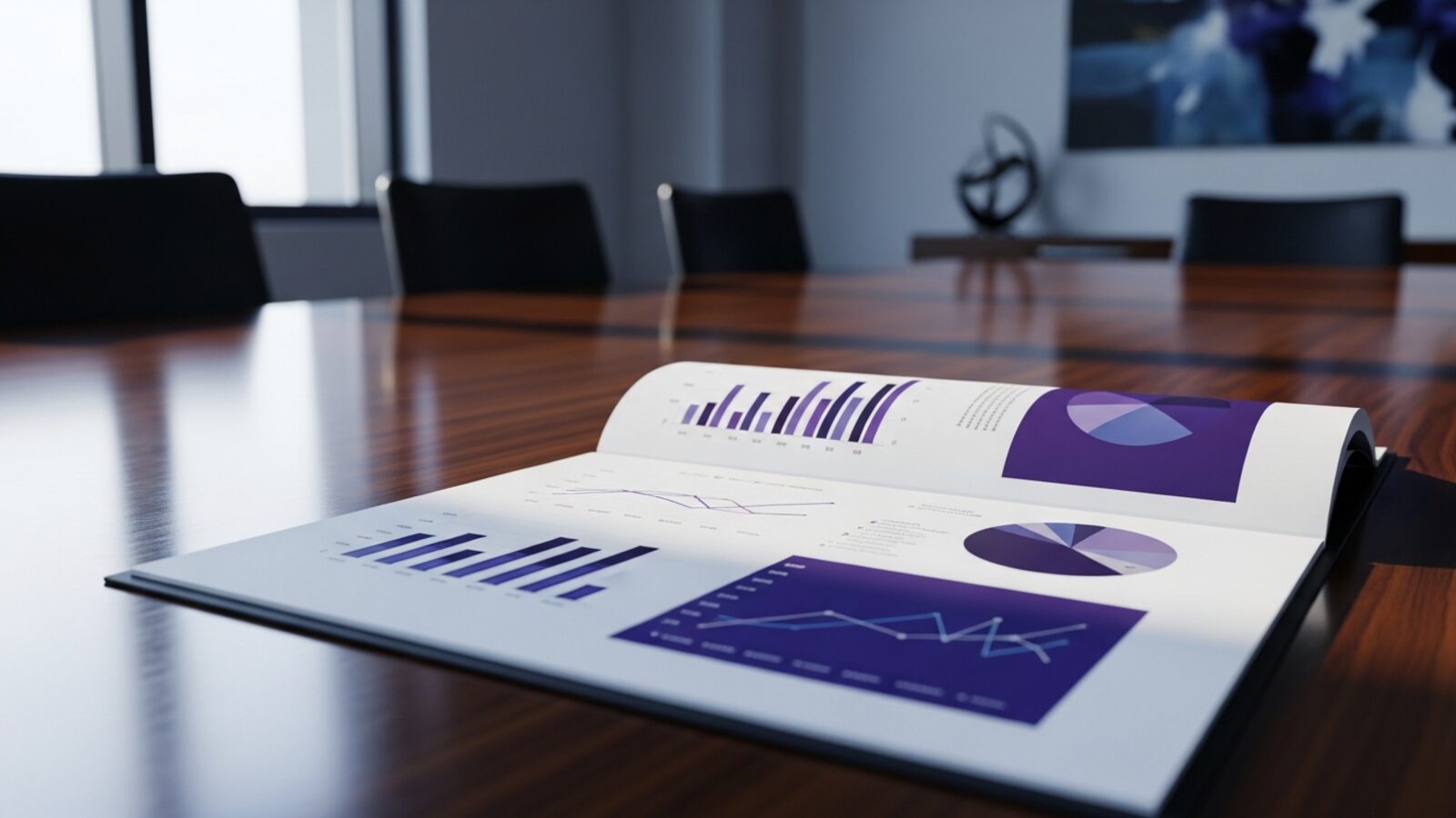 A financial report with charts — the improved aging report makes outstanding balances easier to act on