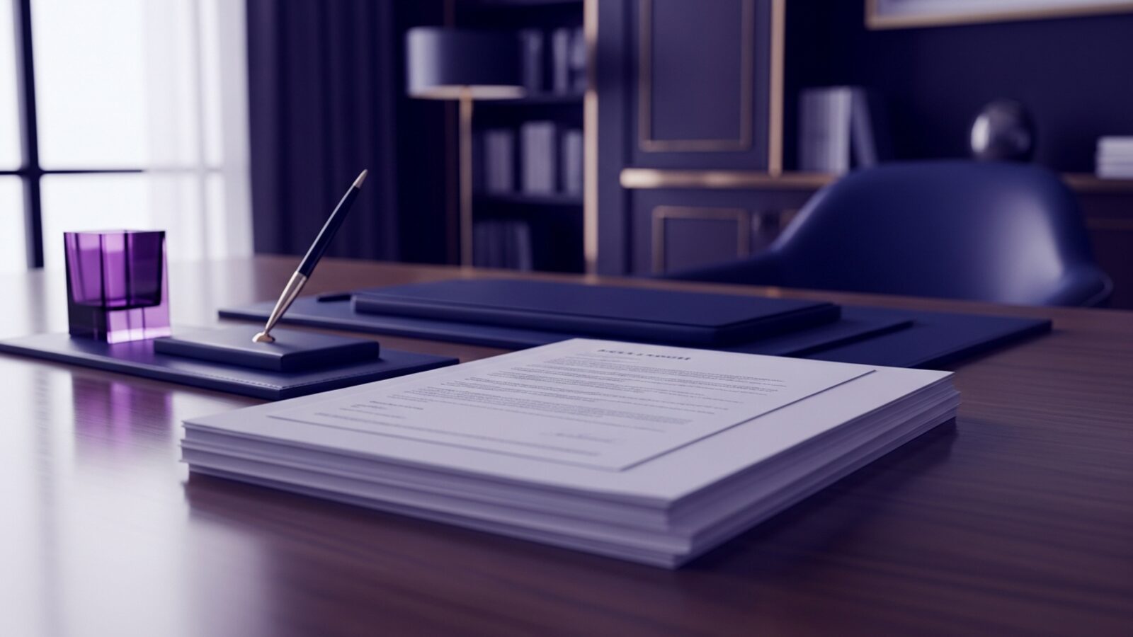A tidy desk with a finalized invoice — clear, consistent invoicing builds client trust and speeds up payment